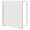 vidaXL Tilgangspanel Hvit 63 x 63 x 3 cm St&aring;l