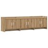 vidaXL TV-skap 168 x 33 x 47 cm Artisan eik Konstruert tre