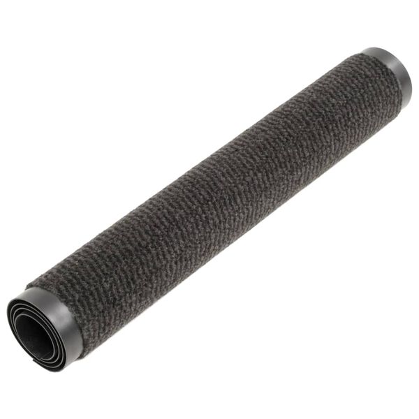 vidaXL Støvkontroll dørmatter 2 stk rektangulær 80x120 cm svart