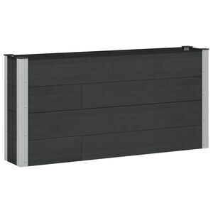 vidaXL H&oslash;ybed Svart 150 x 30 x 72 cm