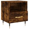 vidaXL Nattbord r&oslash;kt eik 40x35x47,5 cm konstruert tre