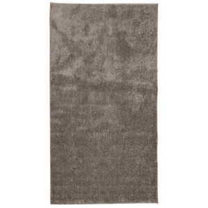 vidaXL Teppe ISTAN med lang luv skinnende utseende gr&aring; 80x150 cm
