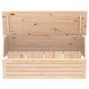 vidaXL Putekasse 89x36,5x33 cm heltre furu