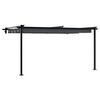 vidaXL Paviljong 400 x 300 x 200 cm Antrasitt Polyester