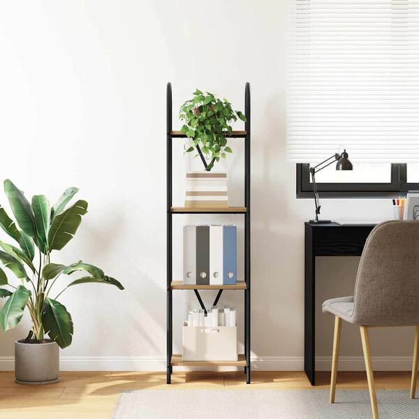 vidaXL Bokhylle Artisan Eik 40 x 30 x 146 cm Konstruert tre