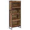 vidaXL Bokskap 60 x 30 x 155 cm Konstruert tre Gamle tre