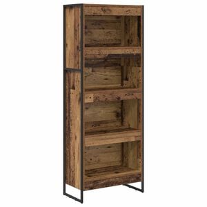 vidaXL Bokskap 60 x 30 x 155 cm Konstruert tre Gamle tre