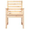 vidaXL Hagestoler 2 stk 60x48x91 cm heltre furu