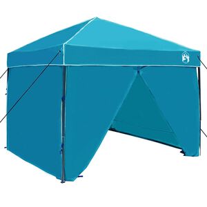 vidaXL Canopy telt 243 x 243 x 251 cm Bl&aring; stoff