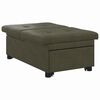 vidaXL Sofa seng Army grønn 194 x 67 x 82 cm Huahua-stoff