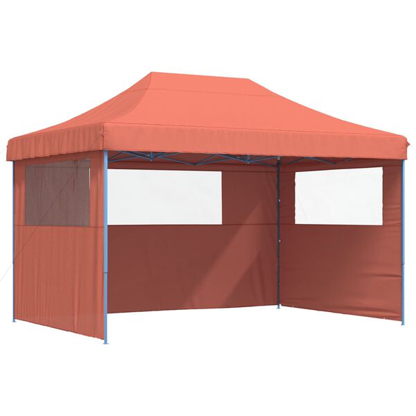 vidaXL Partytelt Terrakotta 279 x 410 x 315 cm Oxford Stoff