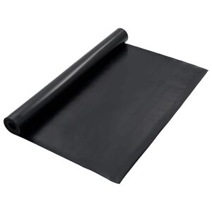 vidaXL Gulv Matte Svart 1,2 x 5 m Gummi