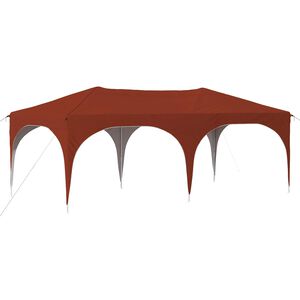 vidaXL Pop-up Festtelt 575 x 288 x 245 cm Terrakotta Oxford Stoff