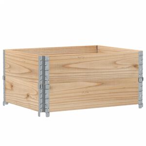 vidaXL Plantekasse 80x60 cm heltre furu