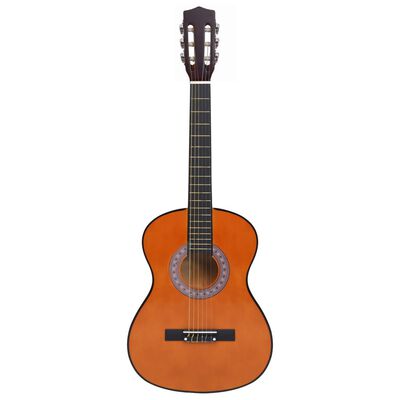 vidaXL Klassisk gitar for nybegynnere og barn 3/4 36" lind