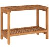 vidaXL Sidebord til baderom 60x30x45 cm heltre teak