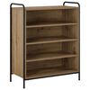 vidaXL Sko Skap 76 x 36,5 x 93 cm Konstruert tre Artisan eik