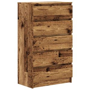 vidaXL Kommode gammelt tre 60x36x103 cm konstruert tre