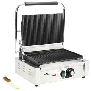 vidaXL Paninigrill riflet 2200 W 43x30,5x20 cm
