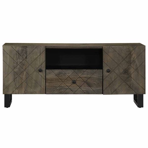 vidaXL TV-benk 105x33x46 cm heltre mango