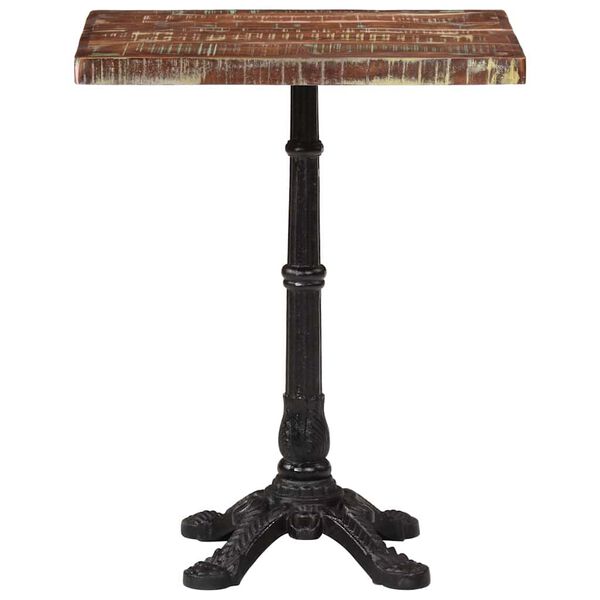 vidaXL Bistrobord 60x60x76 cm gjenvunnet heltre