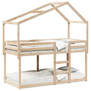 vidaXL K&oslash;yeseng uten madrass 90x200 cm heltre furu