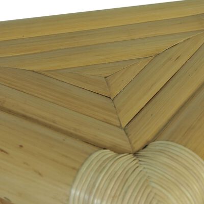 vidaXL Nattbord 2 stk 60x60x40 cm bambus naturell