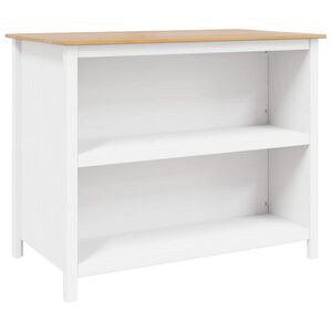 vidaXL Kj&oslash;kken&oslash;yer HILL Hvit 112 x 66 x 90 cm Massiv furu