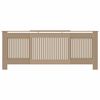 vidaXL Radiator Deksel 2 pcs Brun 205 x 20,5 x 81,5cm Konstruert tre