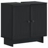 vidaXL Baderomsvaskeskap EDE Svart 59,5 x 31,5 x 59 cm Konstruert tre