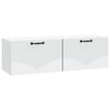 vidaXL Vegghengt TV skap Hvit 98 x 31 x 30 cm Konstruert tre