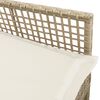 vidaXL Hage Stol 2 pcs Beige 53 x 60 x 85 cm polyrotting