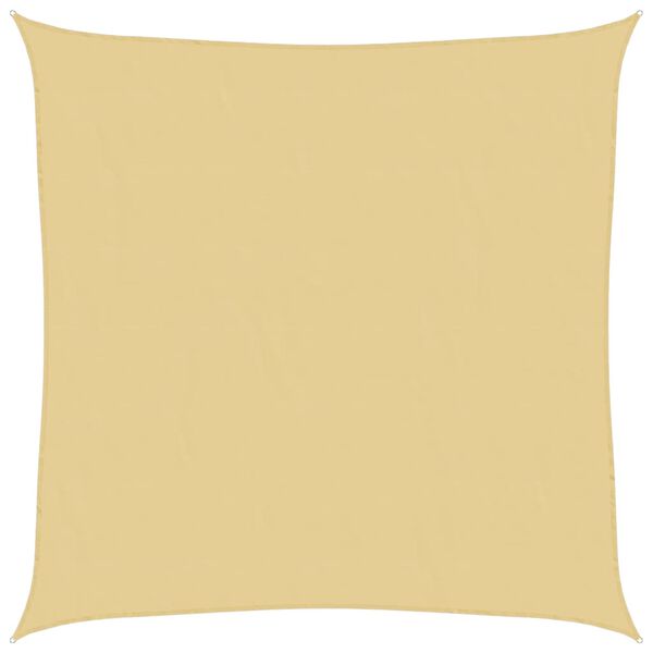 vidaXL Solseil sand 2,5x2,5 m 100% polyester oxford