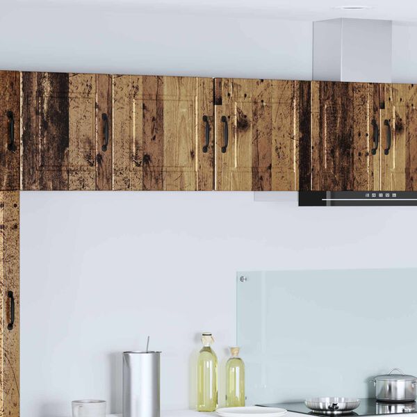 vidaXL Kj&oslash;kkenskap 2 pcs Gammelt tre 40 x 31 x 40 cm Konstruert tre