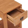 vidaXL Nattbord 35x35x50 cm heltre teak