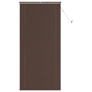 vidaXL Venetiansk persienne M&oslash;rk Brun med M&oslash;nster 213 x 80 cm PVC