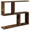 vidaXL Vegghylle R&oslash;kt Eik 60 x 12 x 50,5 cm Konstruert tre