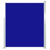 vidaXL Uttrekkbar sidemarkise 160x500 cm blå