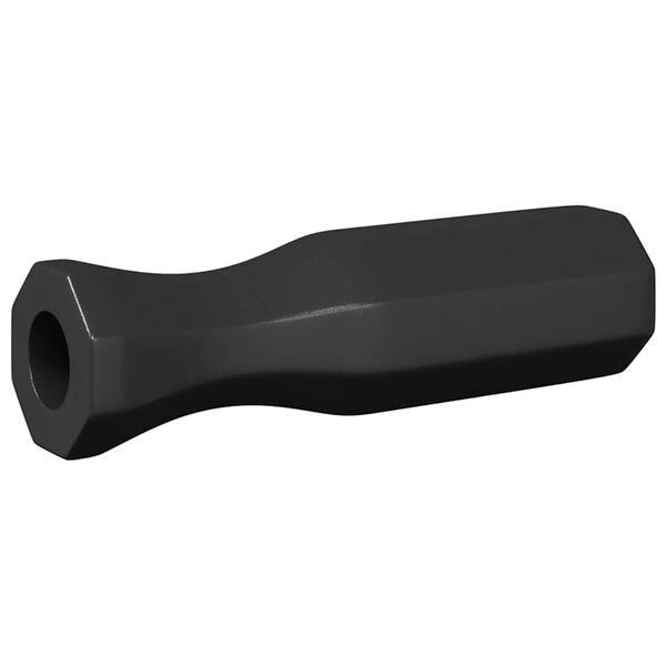 vidaXL Fotballbord H&aring;ndtak 10 pcs Svart 3,1 x 3,1 x 17,8 cm Plast