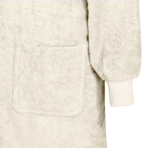 vidaXL Teppe-hettegenser KINN Krem XL Bomull