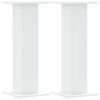 vidaXL Plantestativer 2 stk hvit 30x30x80 cm konstruert tre