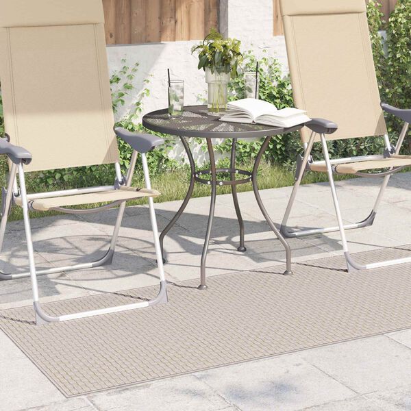 vidaXL Omr&aring;detepper Rektangul&aelig;r HUARTE Krem 150 x 80 cm Polyester