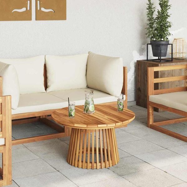 vidaXL Hage Kaffebord Brun 70 x 70 x 40 cm Heltre teak