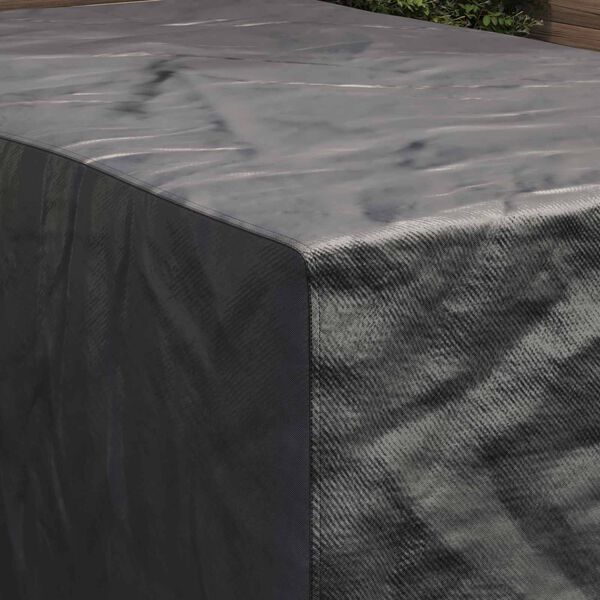 vidaXL M&oslash;belbeskyttelse Ensfarget Svart 143 x 225 x 90 cm 600D