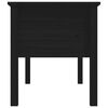 vidaXL Salongbord svart 102x49x55 cm heltre furu
