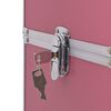 vidaXL Sminketralle aluminium rosa