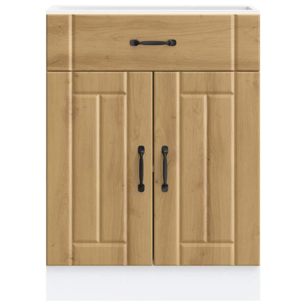 vidaXL Kj&oslash;kken underskap Lucca artisan eik konstruert tre