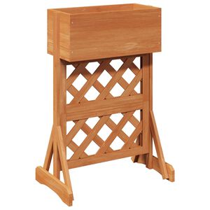 vidaXL Vertikal hageblomsttrellis Oransje 48 x 30 x 70,5 cm