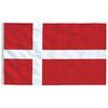 vidaXL Dansk flagg 90x150 cm