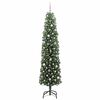vidaXL Kunstig juletre med 300 LED gr&oslash;nn 240 cm PVC og st&aring;l og plast